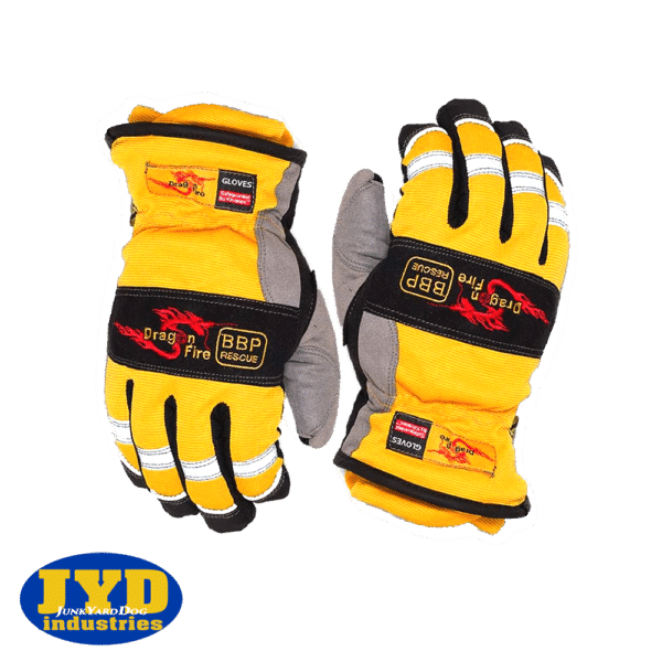Dragon Fire BBP Rescue Gloves yellow