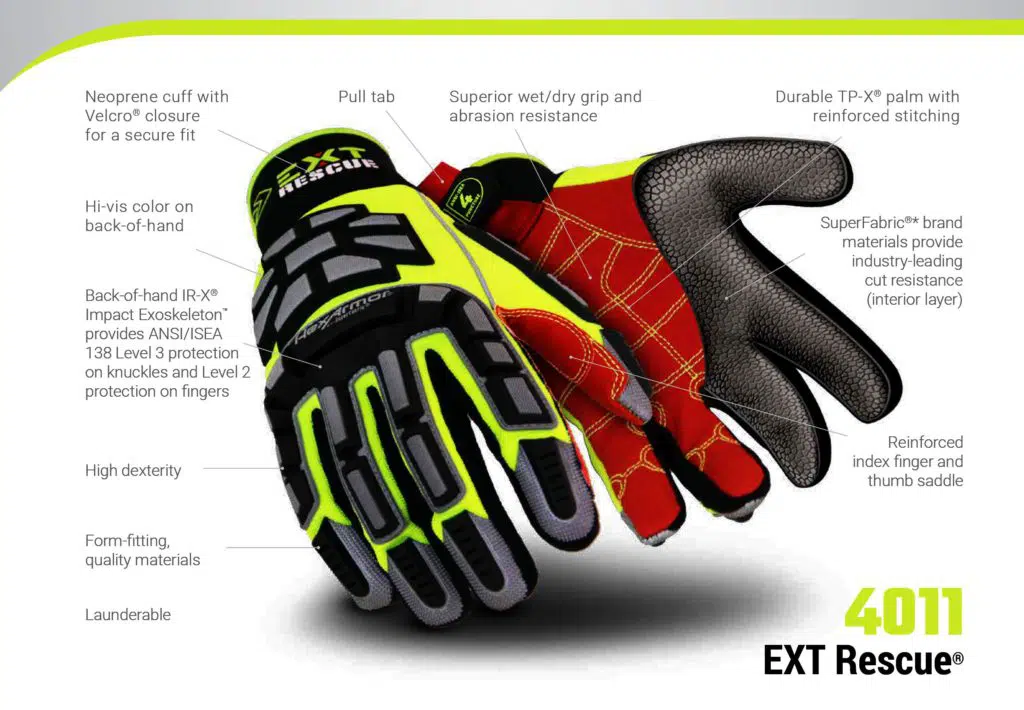 手袋 | HexArmor ARMOR EXT Rescue 4011 S 754182 1双 :ds-2433231:AK