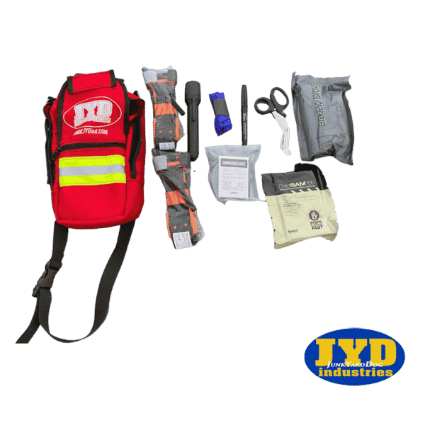 Junkyard Dog Industries X-the-Bleed Trauma Kit, a bleeding control kit